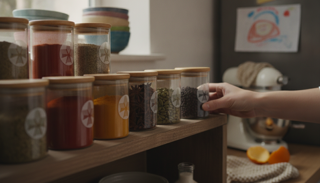 Store Spices for Fresh Flavor: Containers, Place, Labels